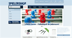 Desktop Screenshot of loewen-spielershop.de