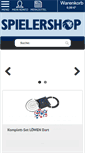 Mobile Screenshot of loewen-spielershop.de