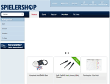 Tablet Screenshot of loewen-spielershop.de